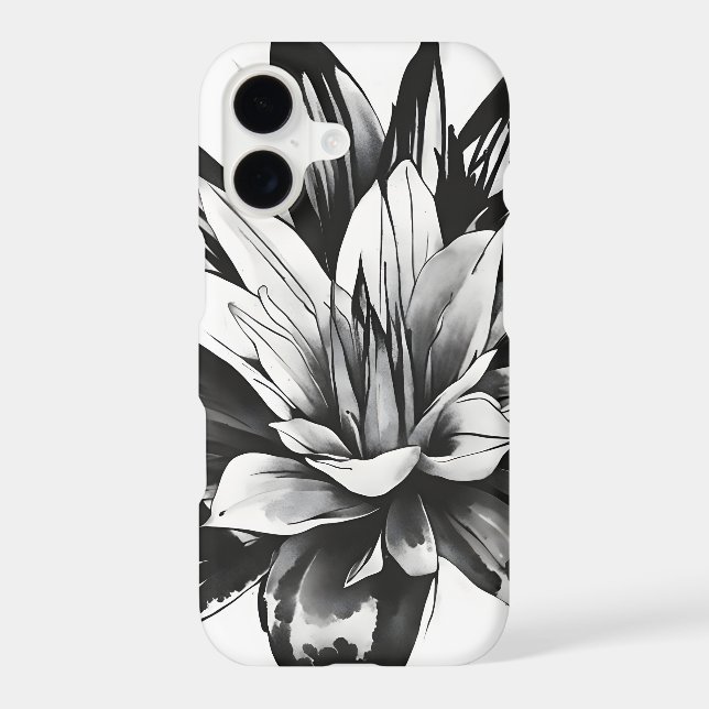 Bromeliad - Watercolor flowers Case-Mate iPhone Case (Back)
