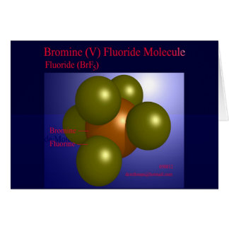 Bromine (V) Fluoride Molecule (card)