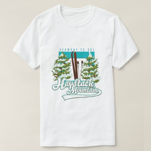 Bromley Mountain Peru Vermont US Ski logo T_Shirt