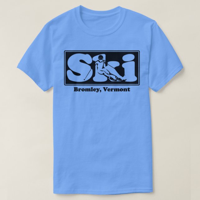 Bromley Vermont SKI Graphic for Skiing your favori T-Shirt (Design Front)