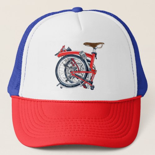 Brompton Bike Retro Cap Trucker Hat