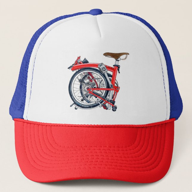 Brompton Bike Retro Cap (Trucker Hat) (Front)