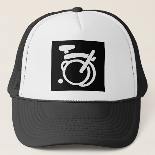 Brompton Black and white Hat