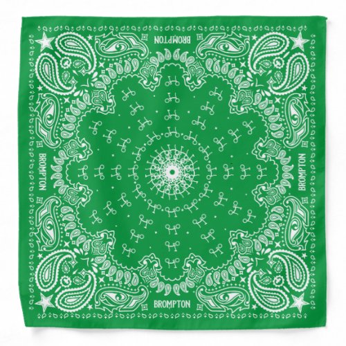 Brompton Cycling Bandana Green _ 195 50cm