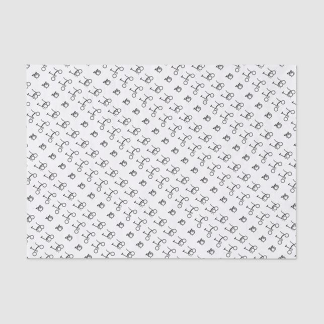 Brompton Folding Bike Bicycle Tissue Paper (Front)
