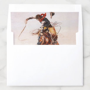 Bronc Rider Envelope insert
