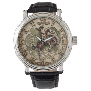 Bronc Rider Rodeo Cowboy Western Ranch Watch