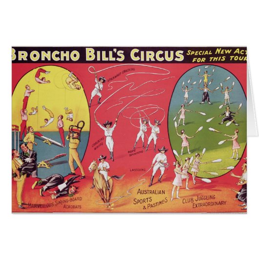 Broncho Bill's Circus, Birmingham c.1890-1910 (Front Horizontal)