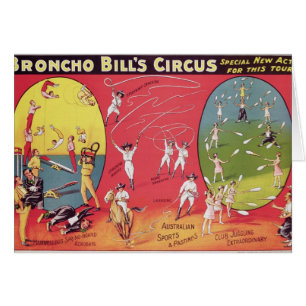 Broncho Bill's Circus, Birmingham c.1890-1910 Cards