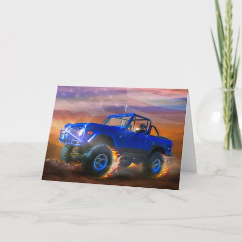 Bronco 4X4 OFF ROAD RAGER Card