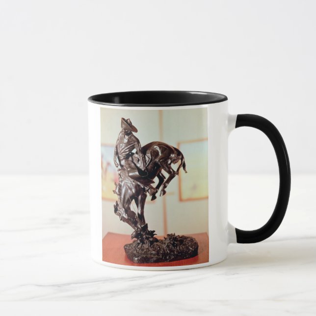 Bronco-Buster (bronze) Mug (Right)