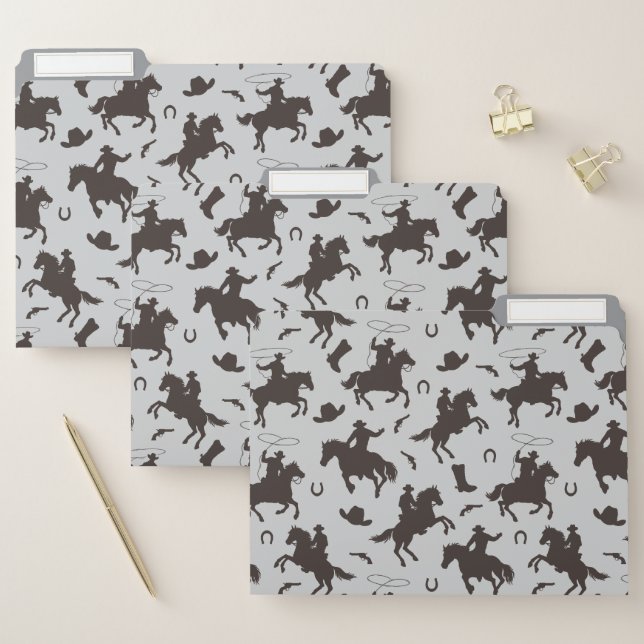 Bronco Cowboy  File Folder (Set)