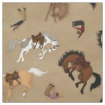 Broncs and Cowboys (large scale) Fabric