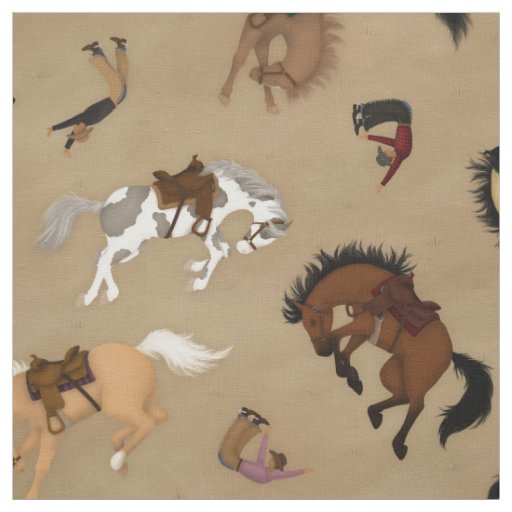 Broncs and Cowboys (large scale) Fabric