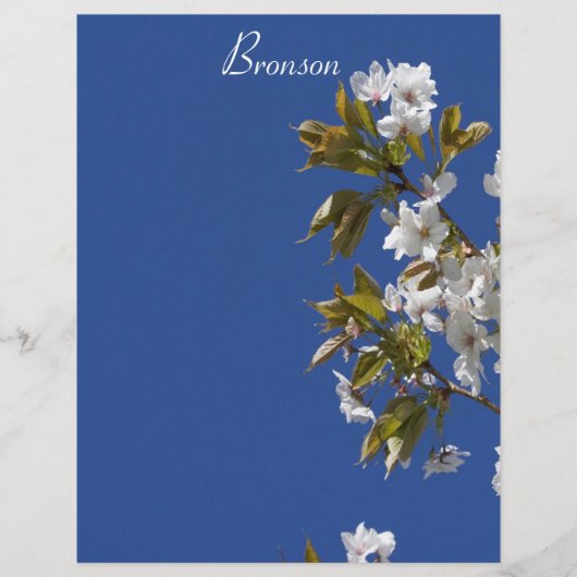 Bronson Blossom Letterhead (Front)
