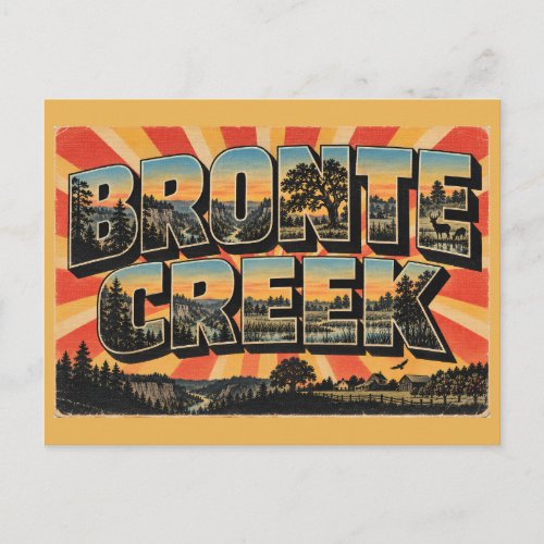 Bronte Creek ON Ravine Farmstead Forest Art Postcard