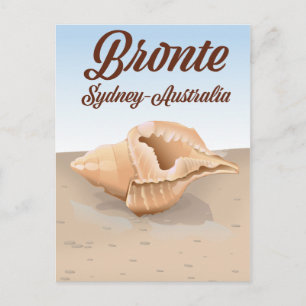 Bronte, Sydney, Australia vintage style travel Postcard