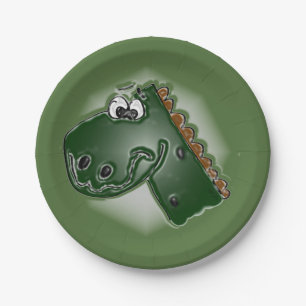Brontosaurus Dinosaur Paper Plates
