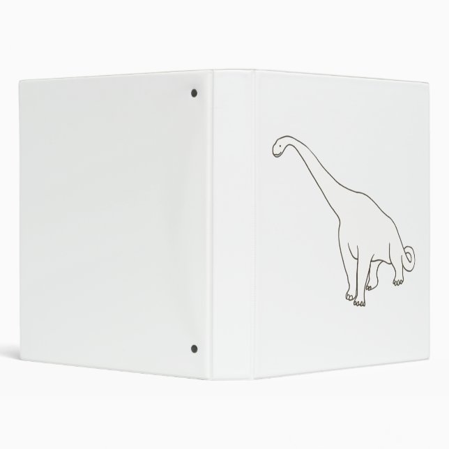 Brontosaurus Dinosaur School Binders (Background)