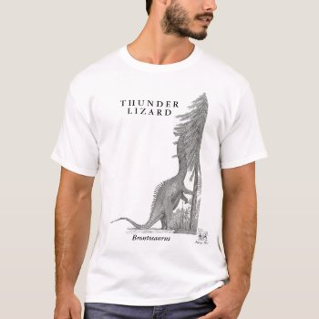 Brontosaurus Dinosaur Shirt Greg Paul by Eonepoch at Zazzle