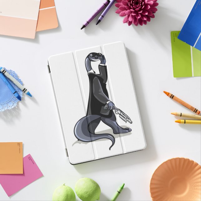 Brontosaurus Dressed As A Movie Character. iPad Air Cover (In Situ)