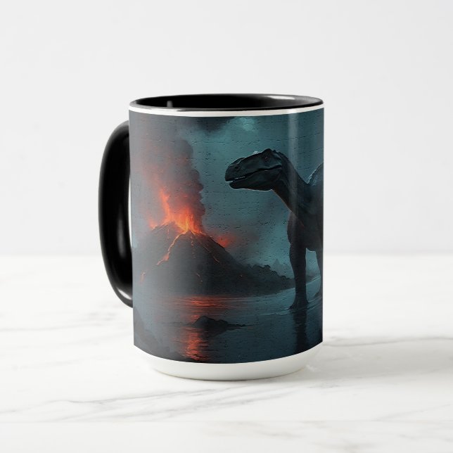 Brontosaurus Fun Ecology  Mug (Front Left)