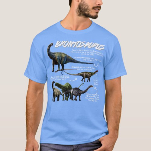 Brontosaurus Fun Facts T_Shirt