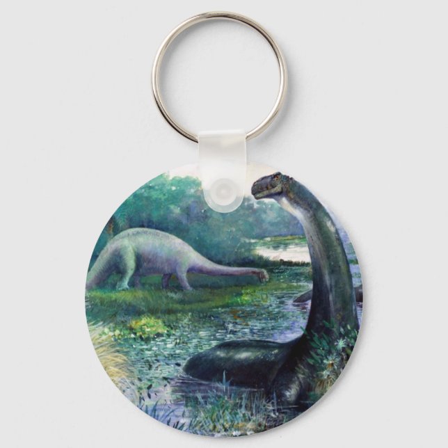 Brontosaurus Keychain (Front)
