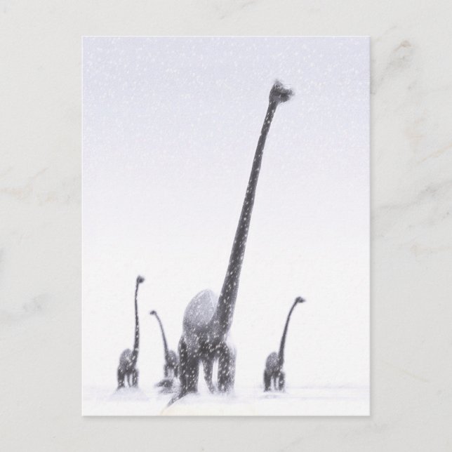 Brontosaurus  Migration Postcard (Front)