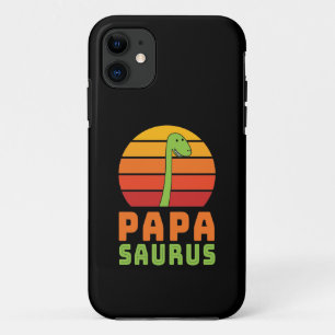 Brontosaurus Papasaurus Dinosaur Father's Day iPhone 11 Case