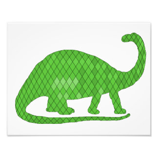 brontosaurus photo print