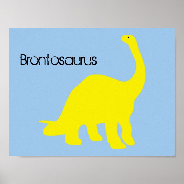 Brontosaurus Poster (Front)