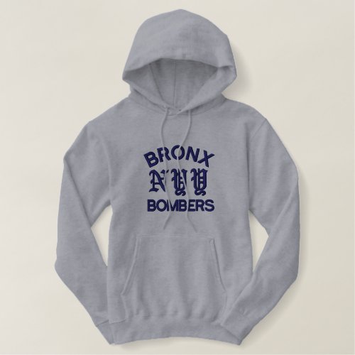 Bronx Bombers Embroidered Hoodie