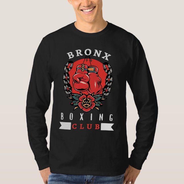 Bronx Boxing Club  vintage distressed Boxer T-Shirt (Front)