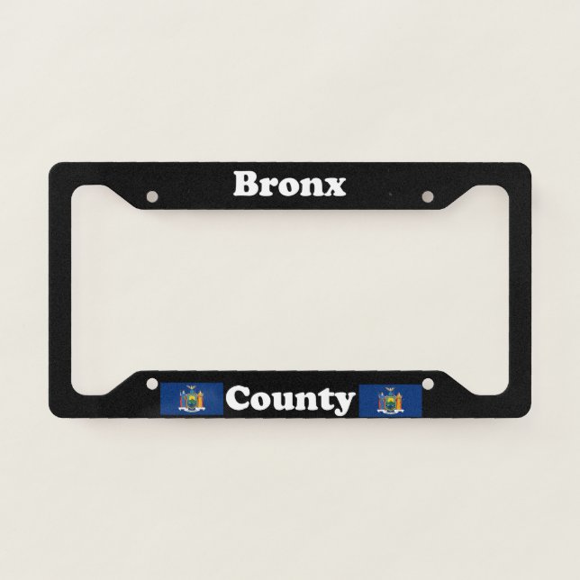 Bronx County New York LPF License Plate Frame (Front)