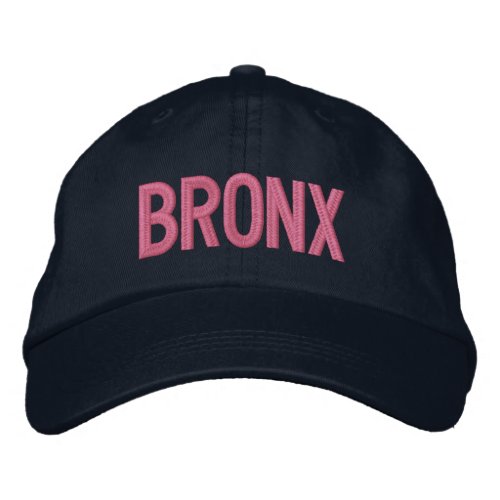 BRONX EMBROIDERED BASEBALL CAP