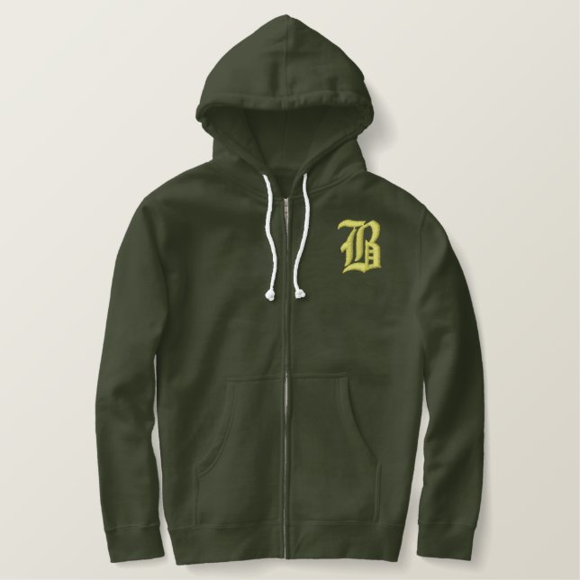 Bronx Embroidered Hoodie (Design Front)