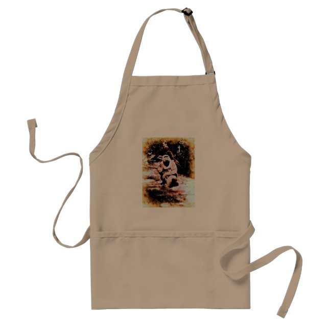 Bronx Gorilla Adult Apron (Front)