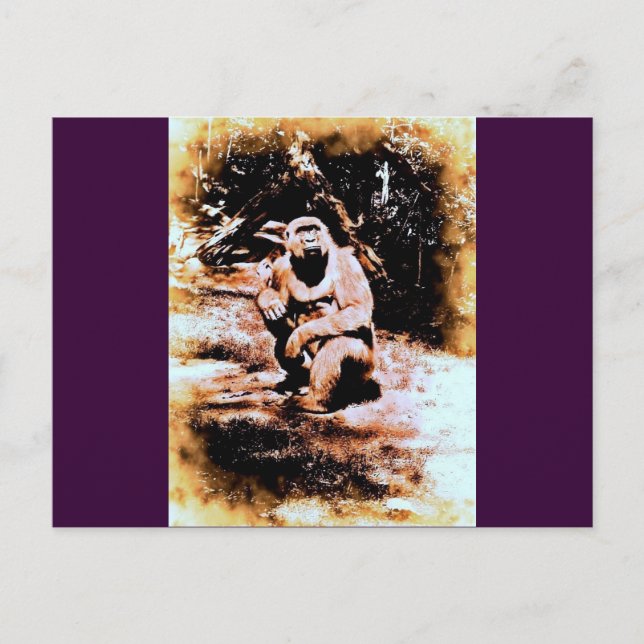 Bronx Gorilla Postcard (Front)