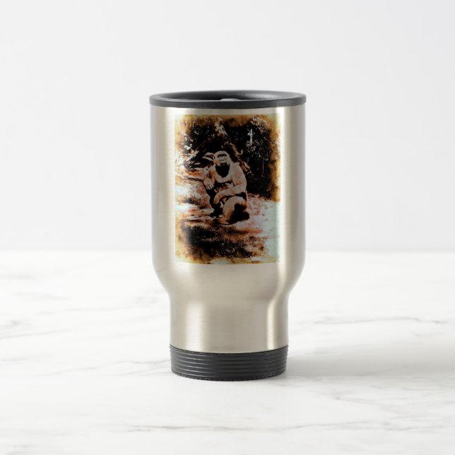 Bronx Gorilla Travel Mug (Center)