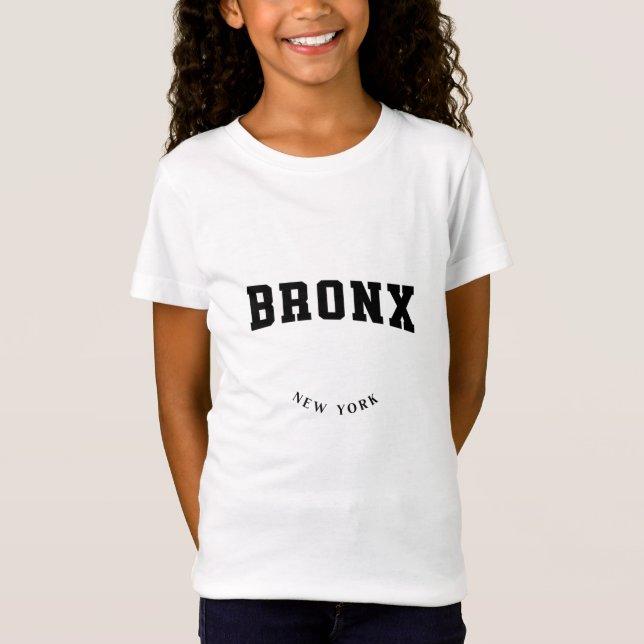 Bronx New York Black T-Shirt (Front)