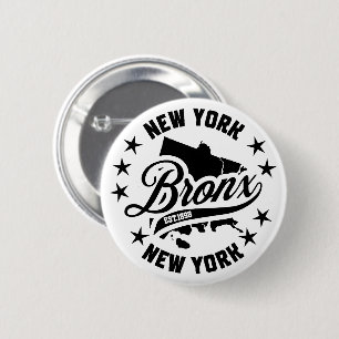 Bronx,New York Button