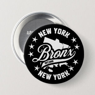 Bronx,New York Button