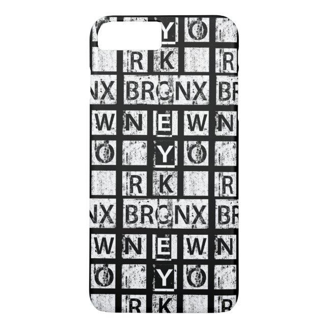 Bronx New York | Grunge Typography Case-Mate iPhone Case (Back)