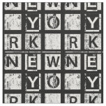 Bronx New York | Grunge Typography Fabric