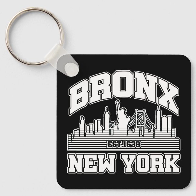 Bronx,New York Keychain (Front)