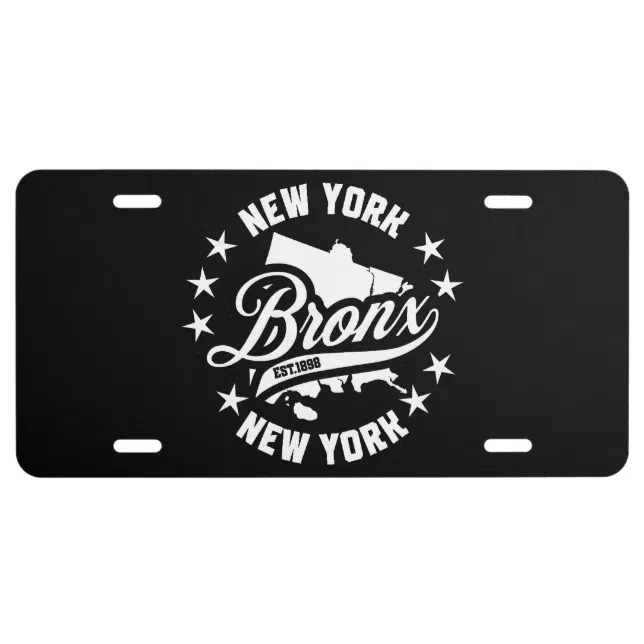 Bronx,New York License Plate | Zazzle