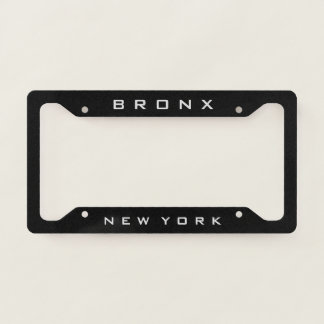 Bronx New York License Plate Frame