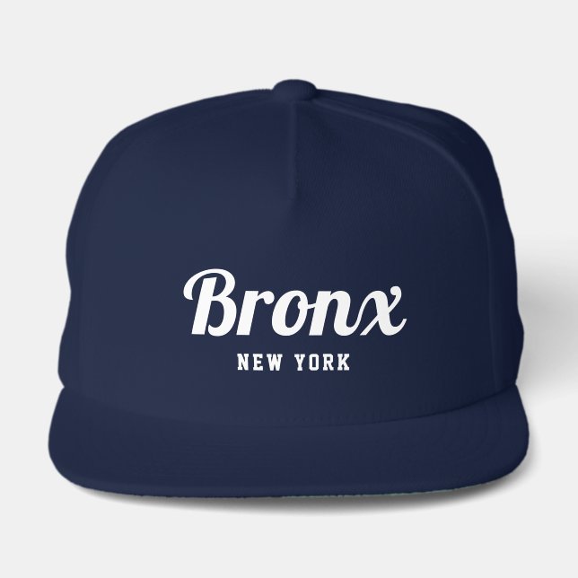 Bronx New York  Snap Back Hat (Front)