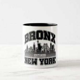 Bronx,New York Two-Tone Coffee Mug